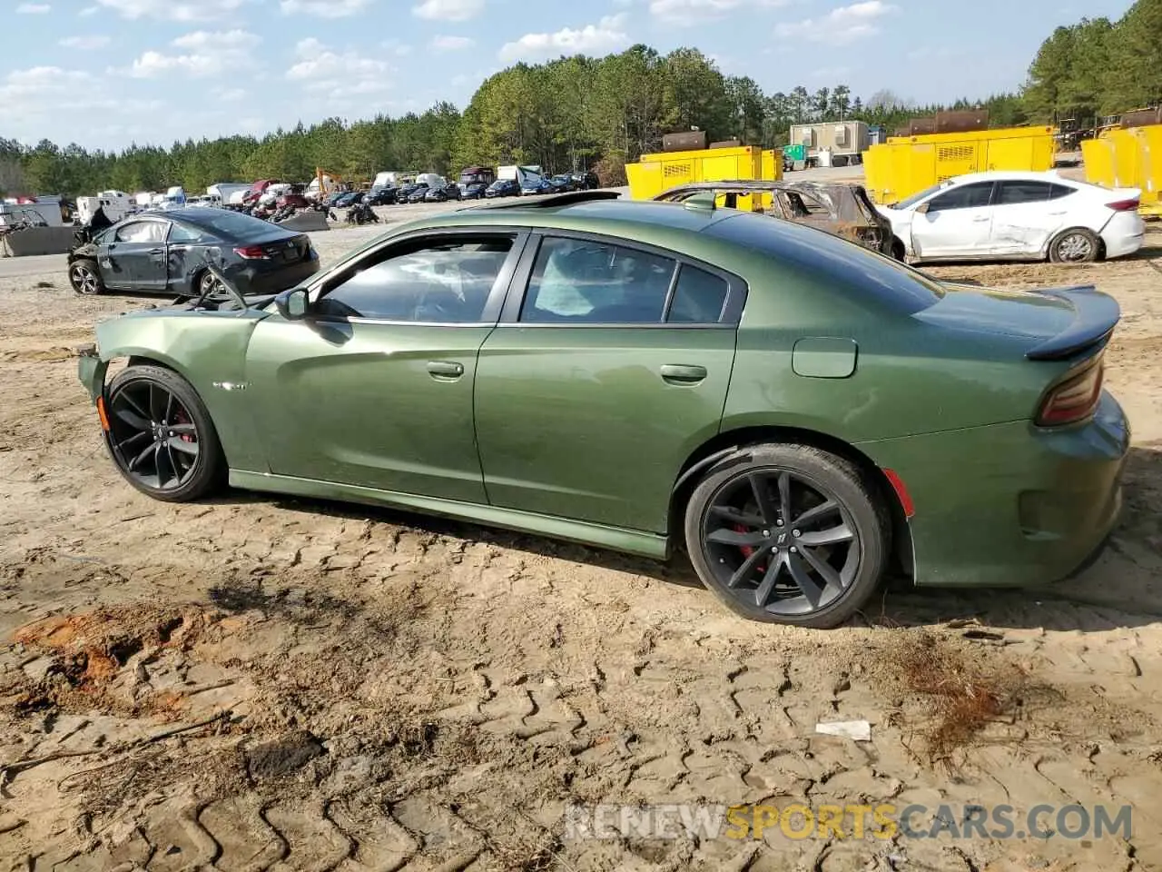 2 Photograph of a damaged car 2C3CDXCT0NH210279 DODGE CHARGER 2022