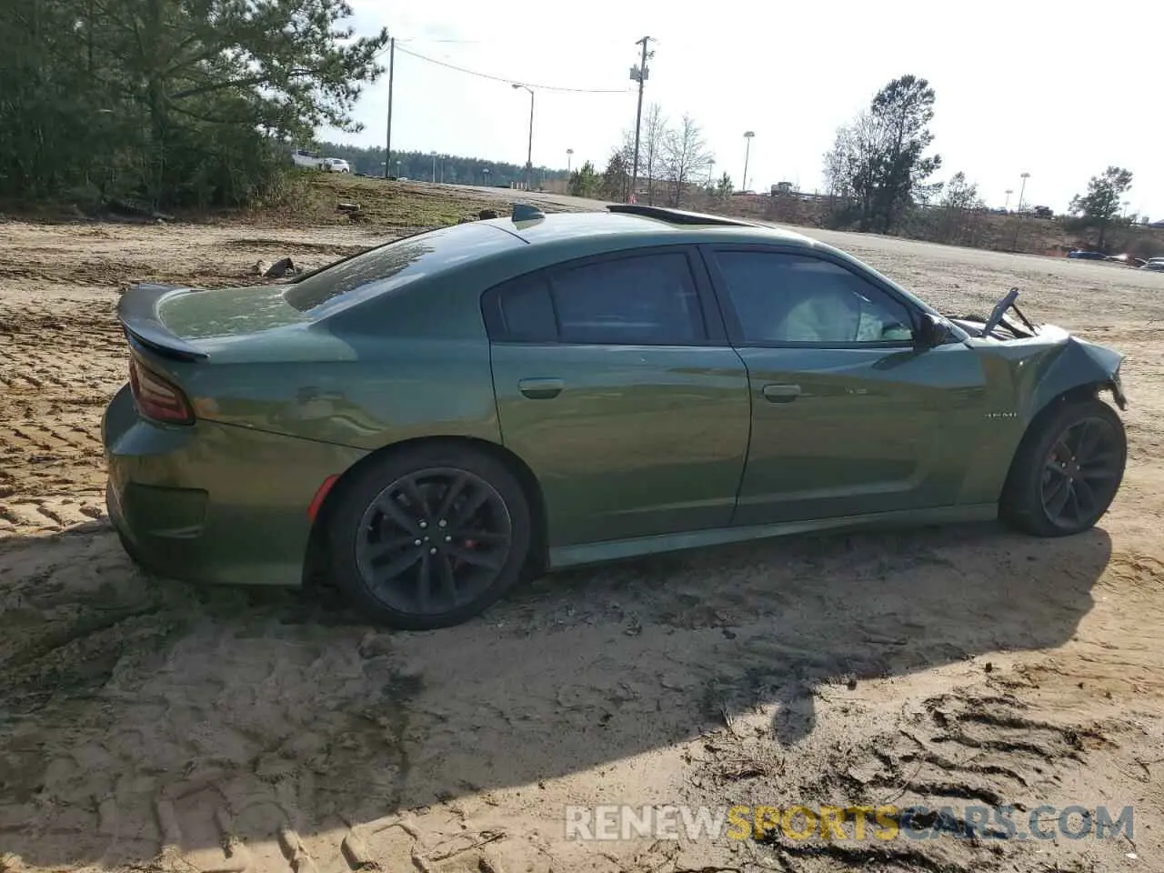 3 Photograph of a damaged car 2C3CDXCT0NH210279 DODGE CHARGER 2022