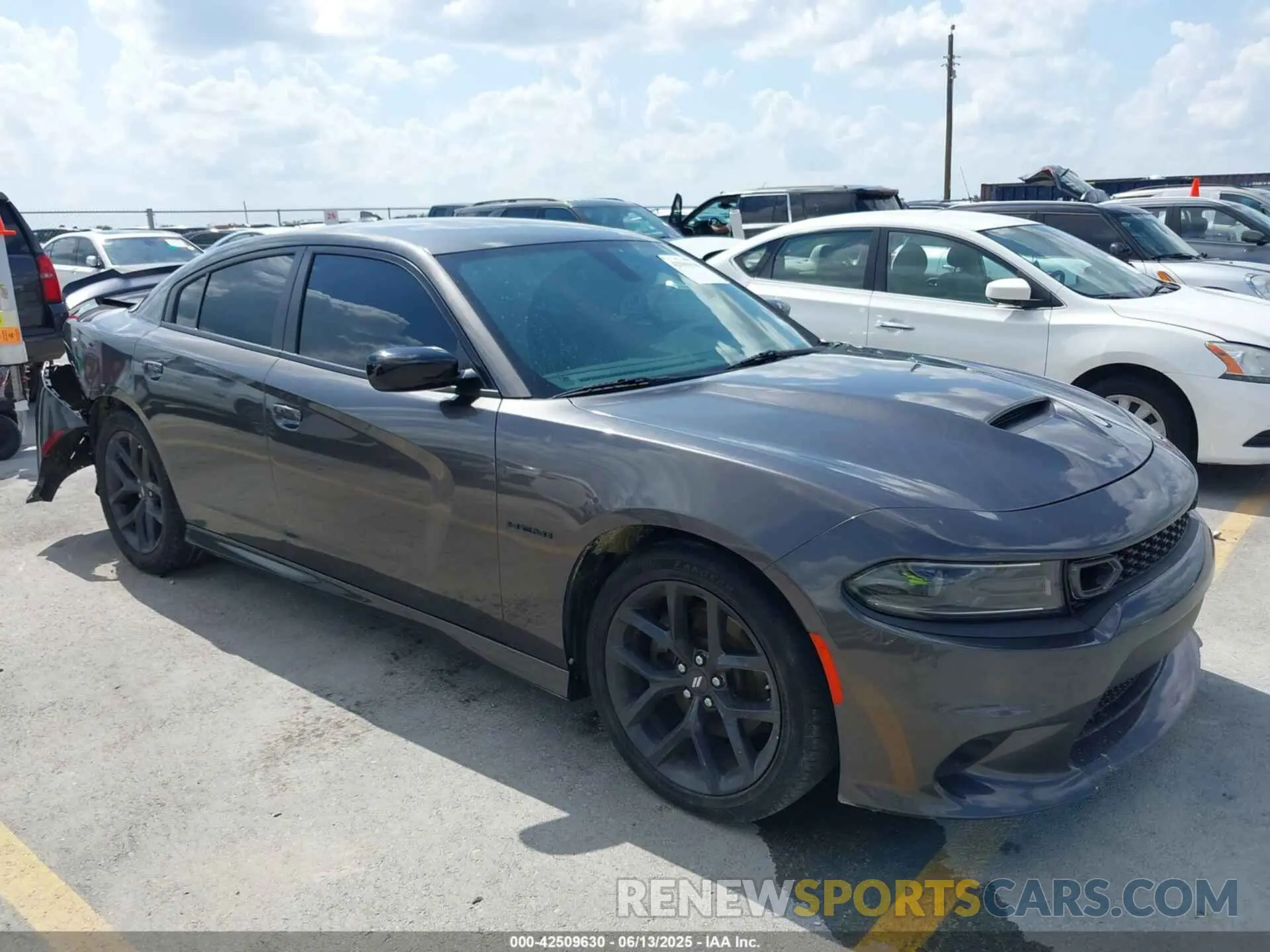 1 Photograph of a damaged car 2C3CDXCT0NH221153 DODGE CHARGER 2022