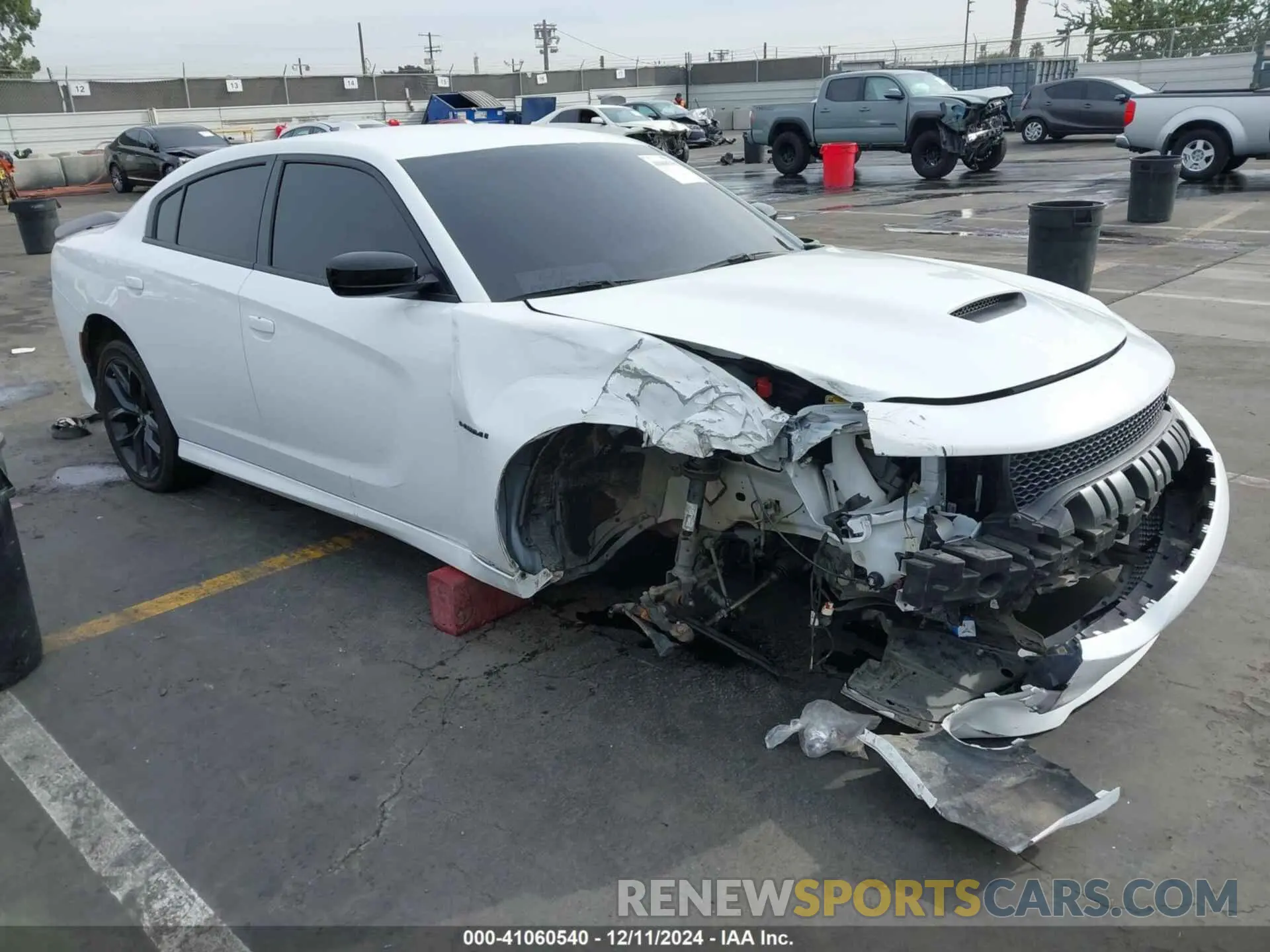 1 Photograph of a damaged car 2C3CDXCT0NH248546 DODGE CHARGER 2022