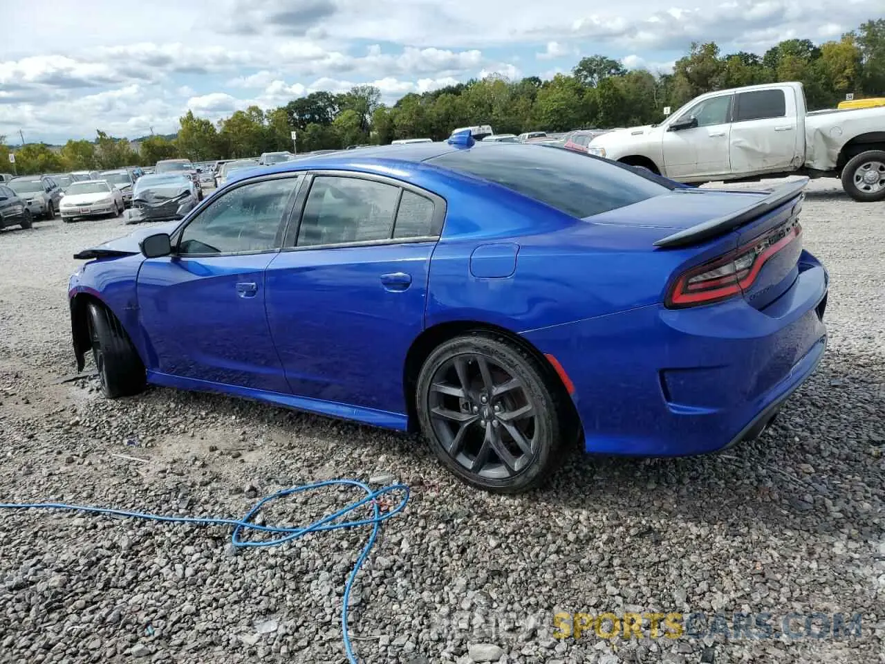 2 Photograph of a damaged car 2C3CDXCT1NH115200 DODGE CHARGER 2022