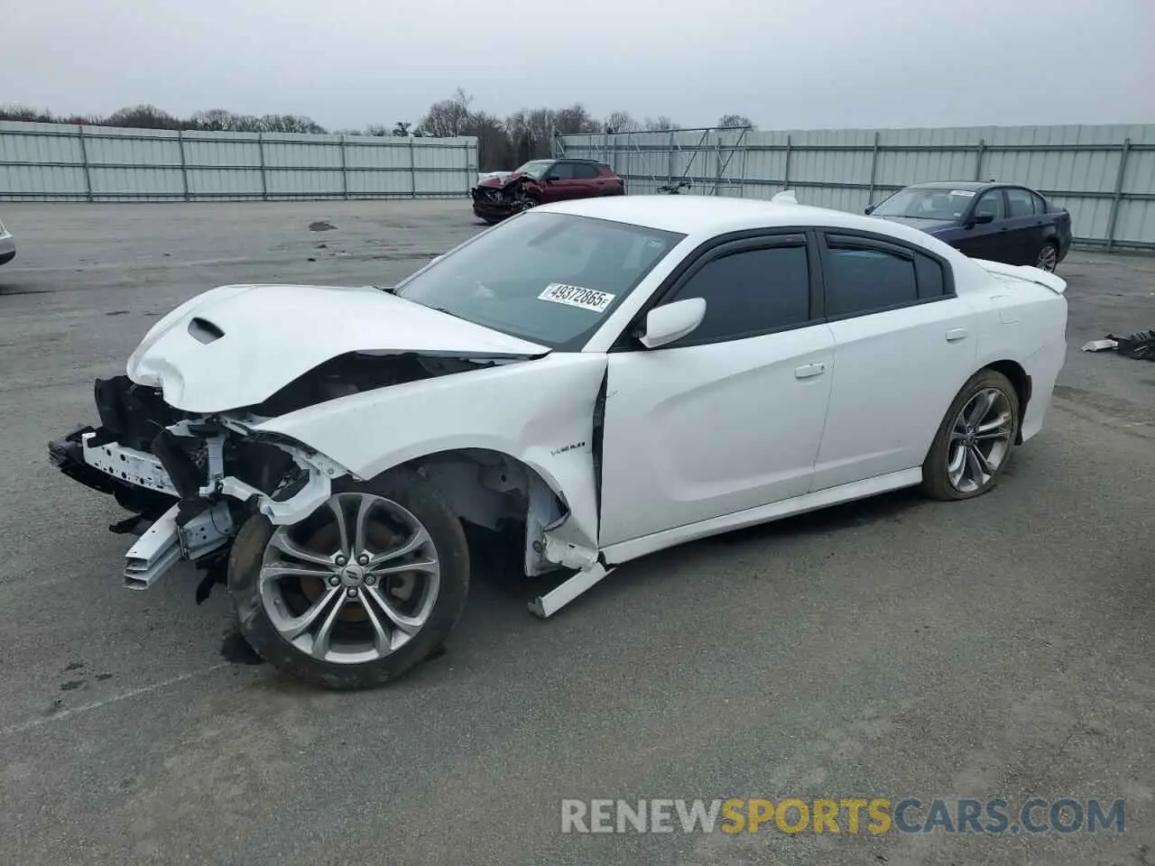 1 Photograph of a damaged car 2C3CDXCT1NH192603 DODGE CHARGER 2022