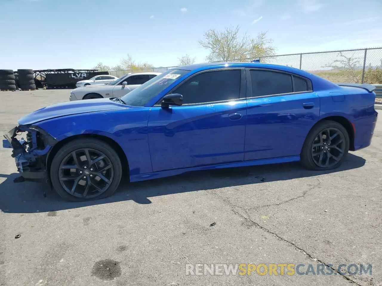 1 Photograph of a damaged car 2C3CDXCT2NH157567 DODGE CHARGER 2022