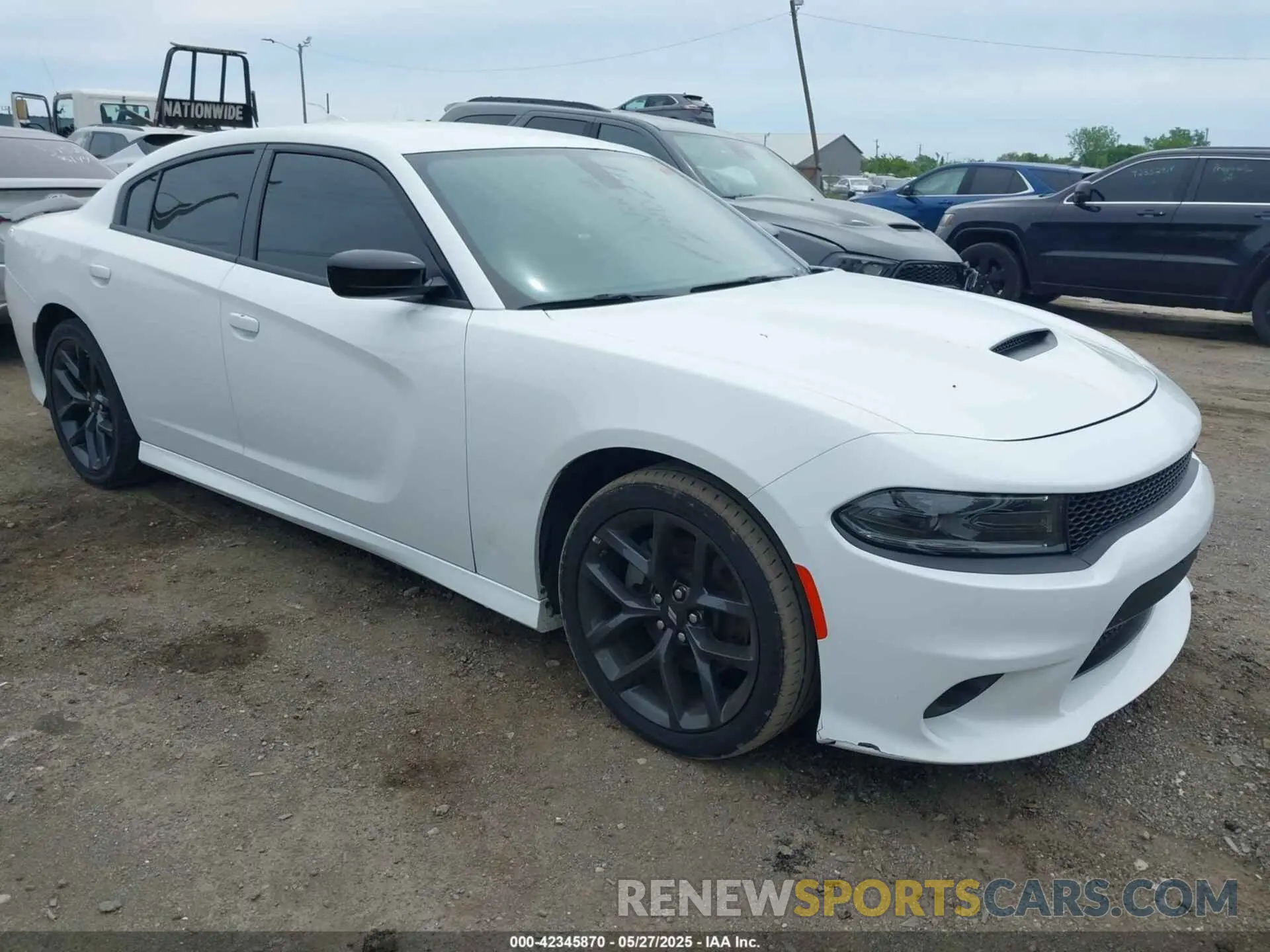 1 Photograph of a damaged car 2C3CDXCT2NH240271 DODGE CHARGER 2022