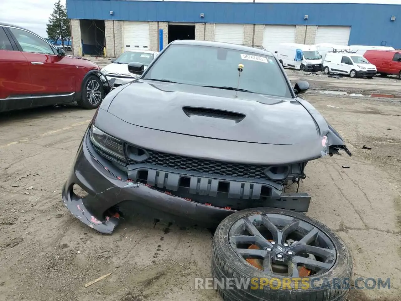 5 Photograph of a damaged car 2C3CDXCT3NH262151 DODGE CHARGER 2022