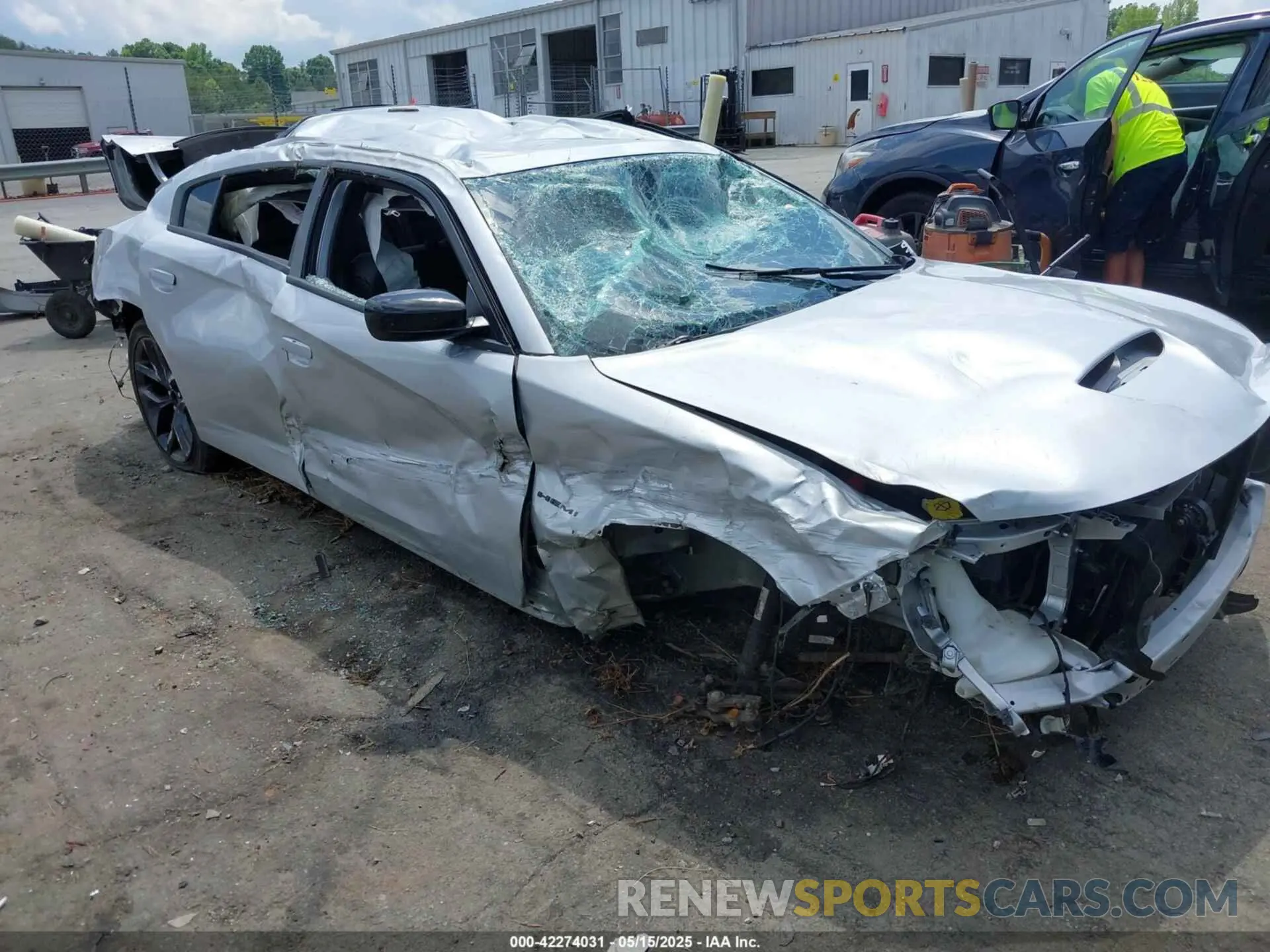 1 Photograph of a damaged car 2C3CDXCT3NH262232 DODGE CHARGER 2022