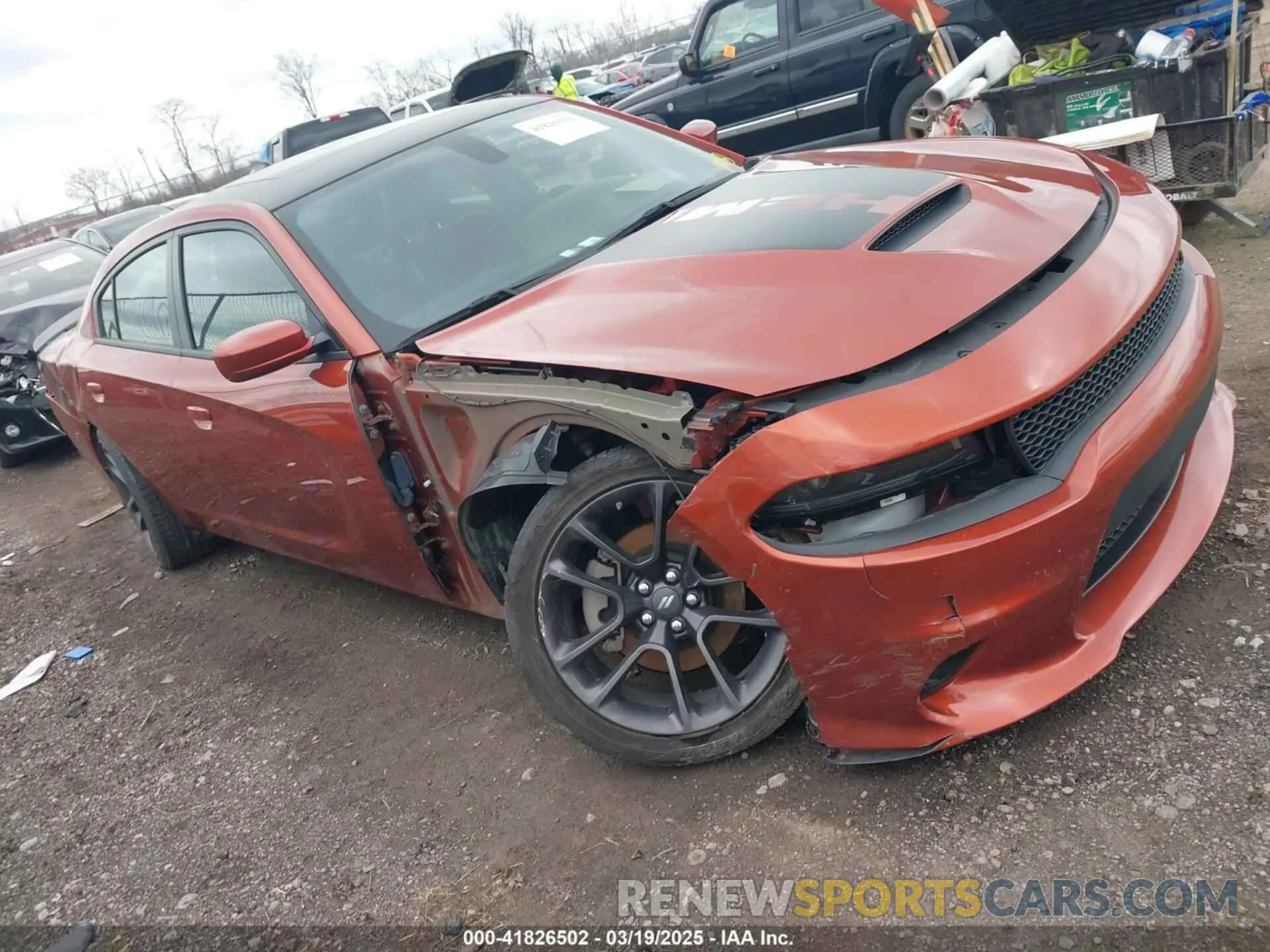 1 Photograph of a damaged car 2C3CDXCT4NH183670 DODGE CHARGER 2022