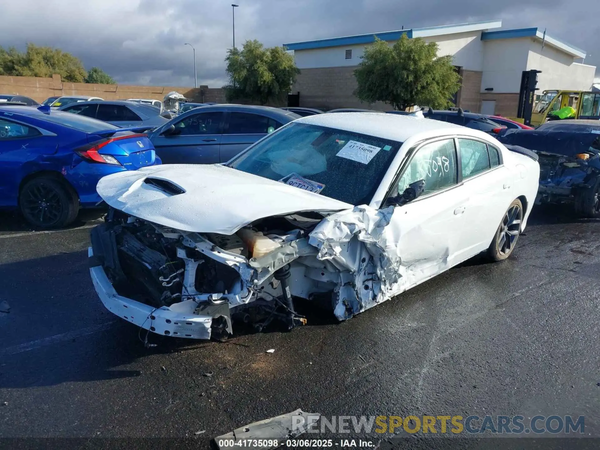 2 Photograph of a damaged car 2C3CDXCT4NH202170 DODGE CHARGER 2022