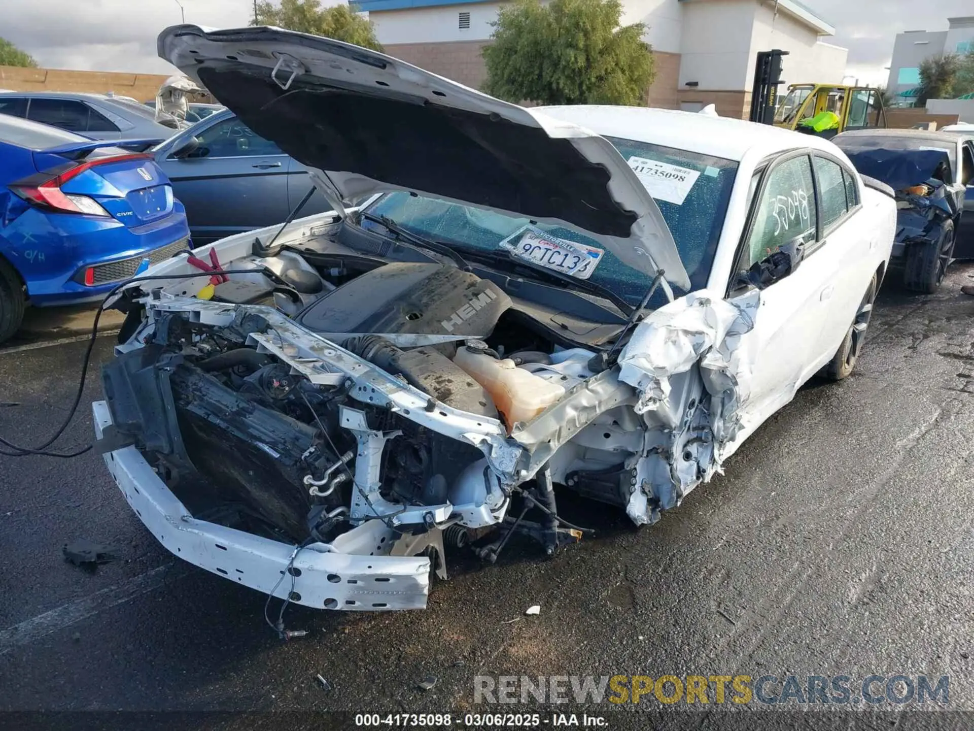 6 Photograph of a damaged car 2C3CDXCT4NH202170 DODGE CHARGER 2022