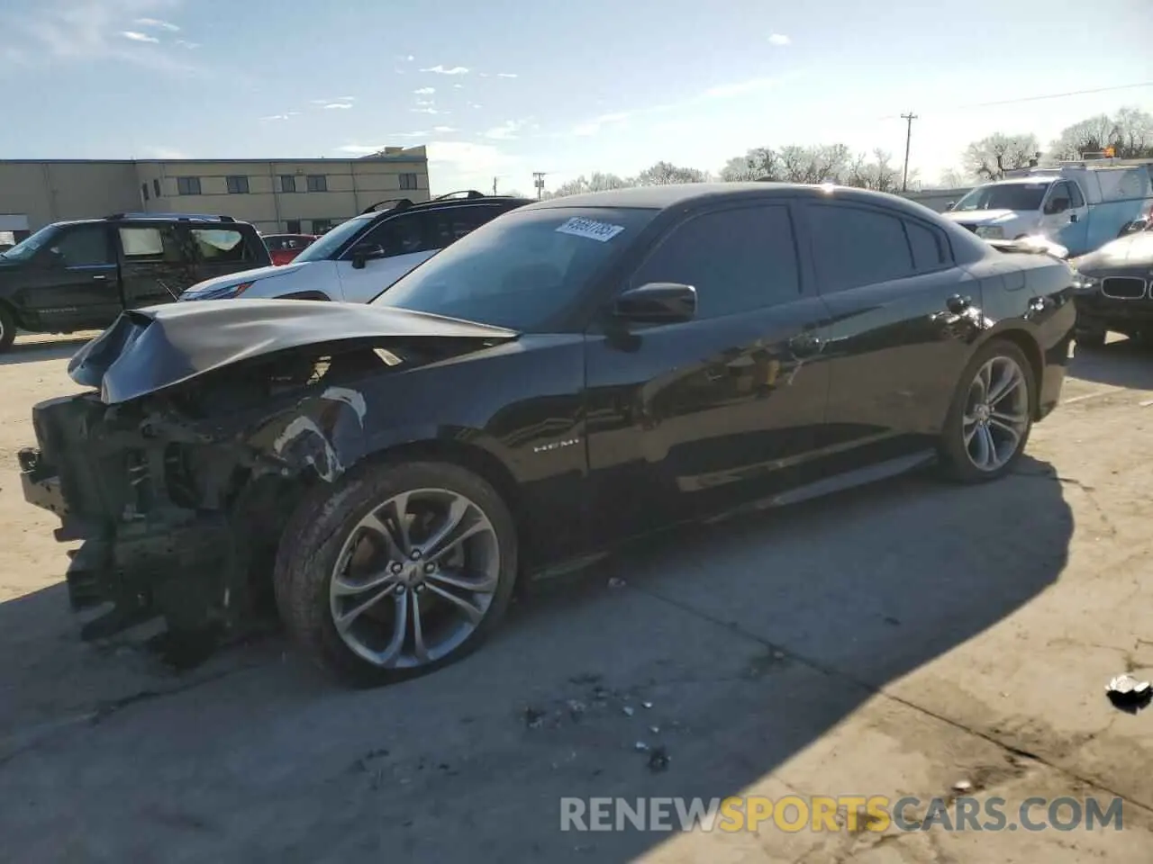 1 Photograph of a damaged car 2C3CDXCT5NH119007 DODGE CHARGER 2022