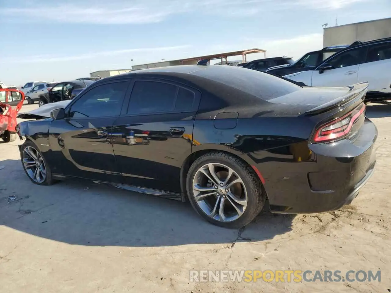 2 Photograph of a damaged car 2C3CDXCT5NH119007 DODGE CHARGER 2022