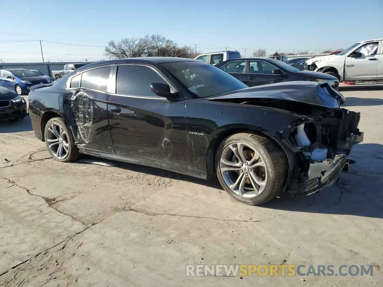 4 Photograph of a damaged car 2C3CDXCT5NH119007 DODGE CHARGER 2022
