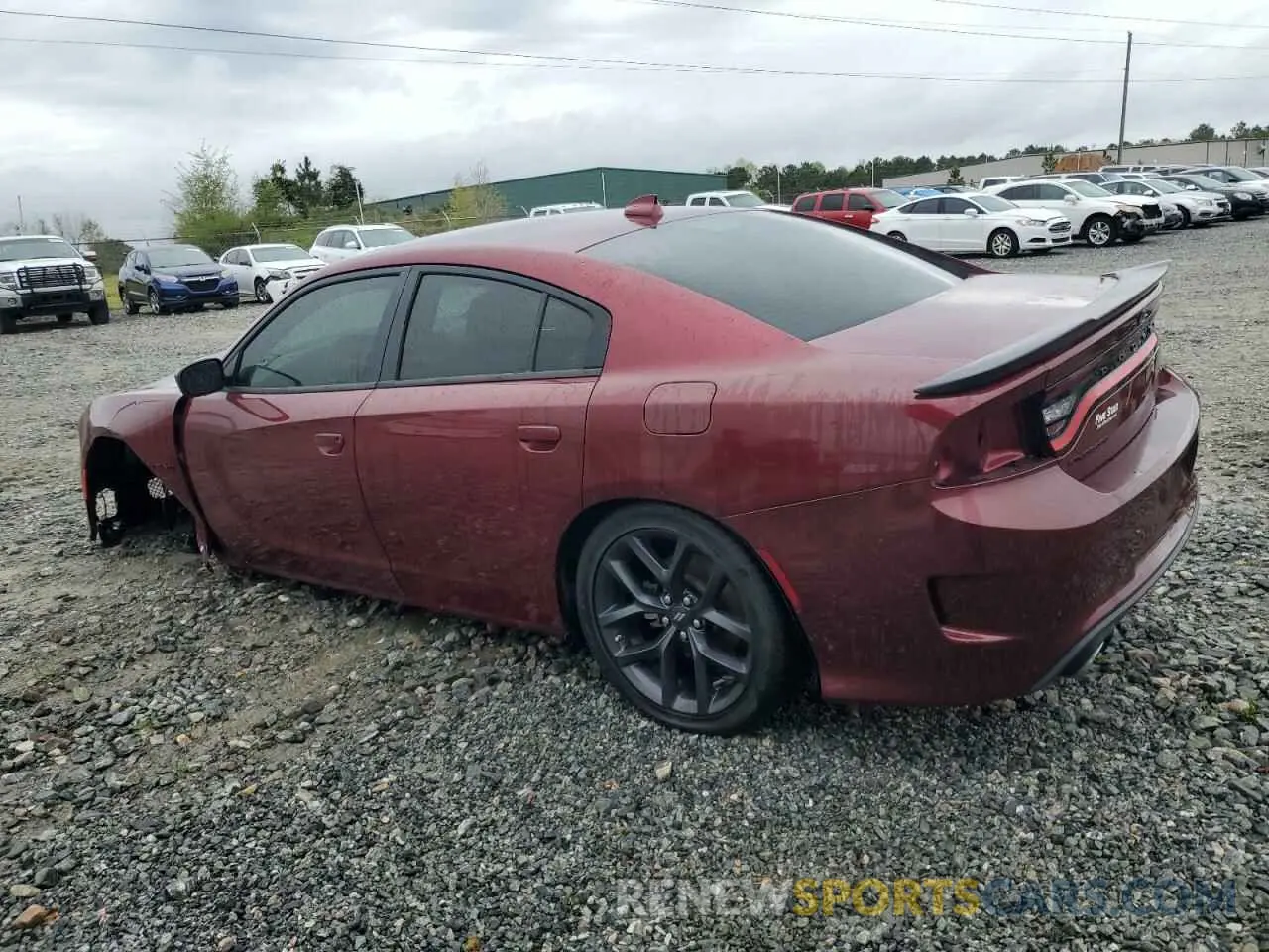 2 Photograph of a damaged car 2C3CDXCT5NH138592 DODGE CHARGER 2022