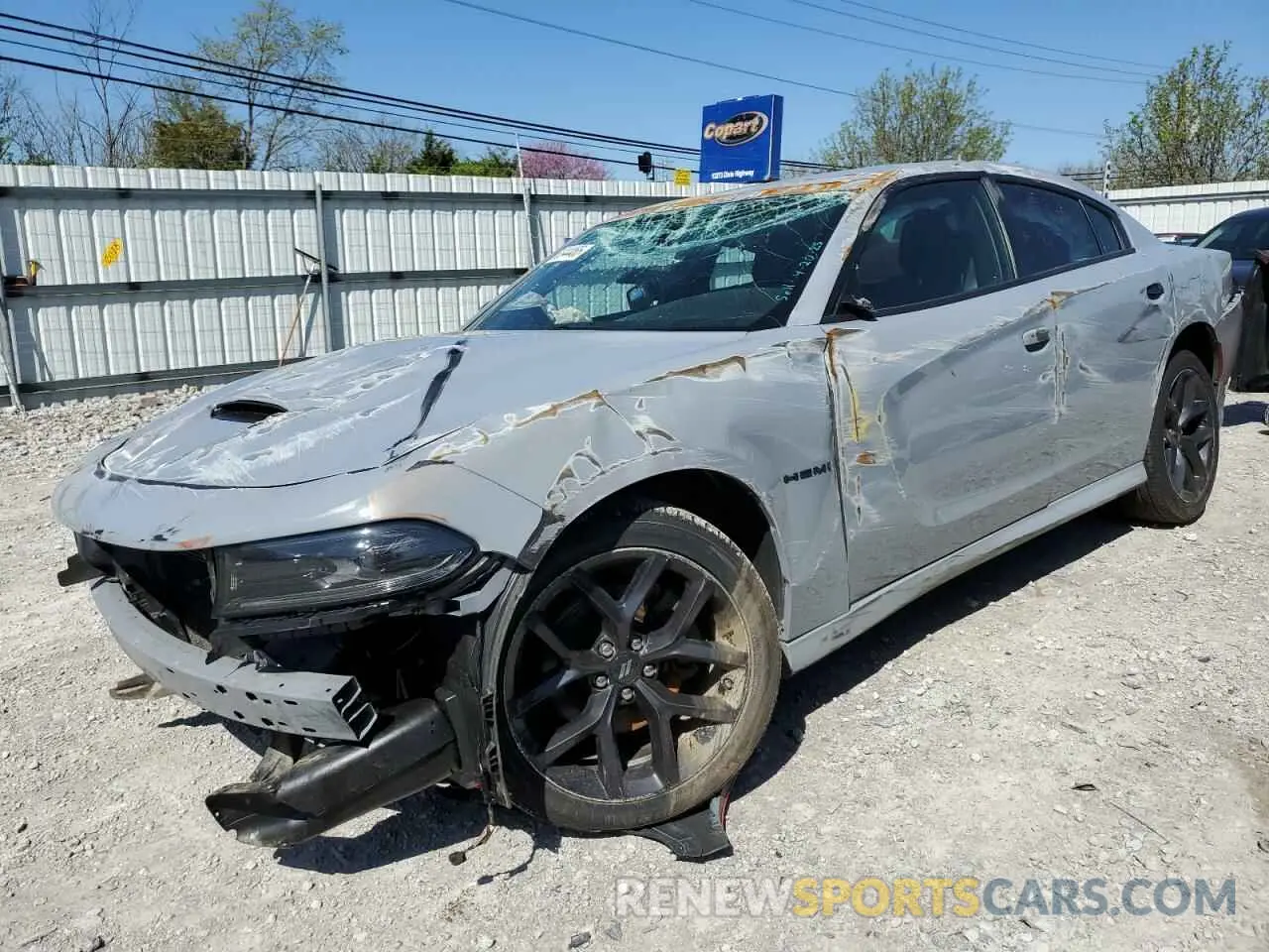 1 Photograph of a damaged car 2C3CDXCT5NH240426 DODGE CHARGER 2022
