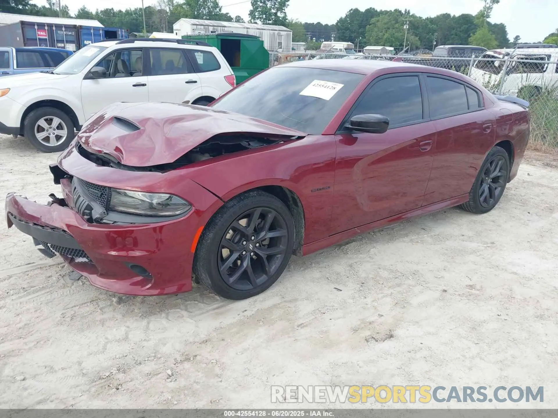 2 Photograph of a damaged car 2C3CDXCT6NH244338 DODGE CHARGER 2022