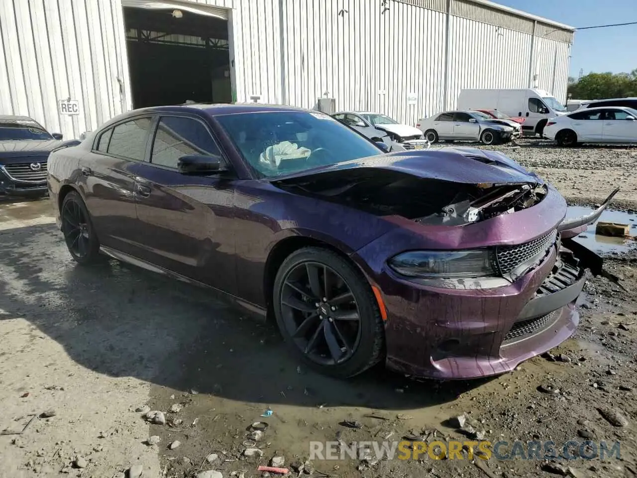 4 Photograph of a damaged car 2C3CDXCT7NH135807 DODGE CHARGER 2022