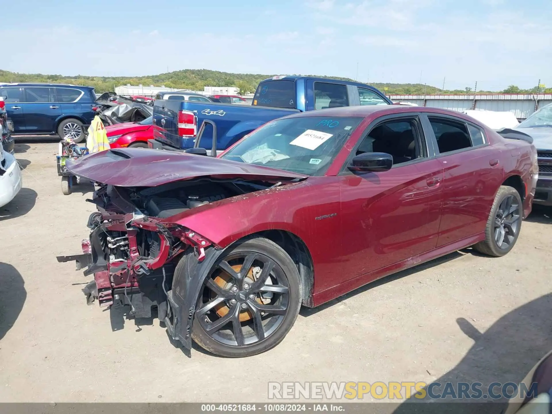 2 Photograph of a damaged car 2C3CDXCT7NH142031 DODGE CHARGER 2022