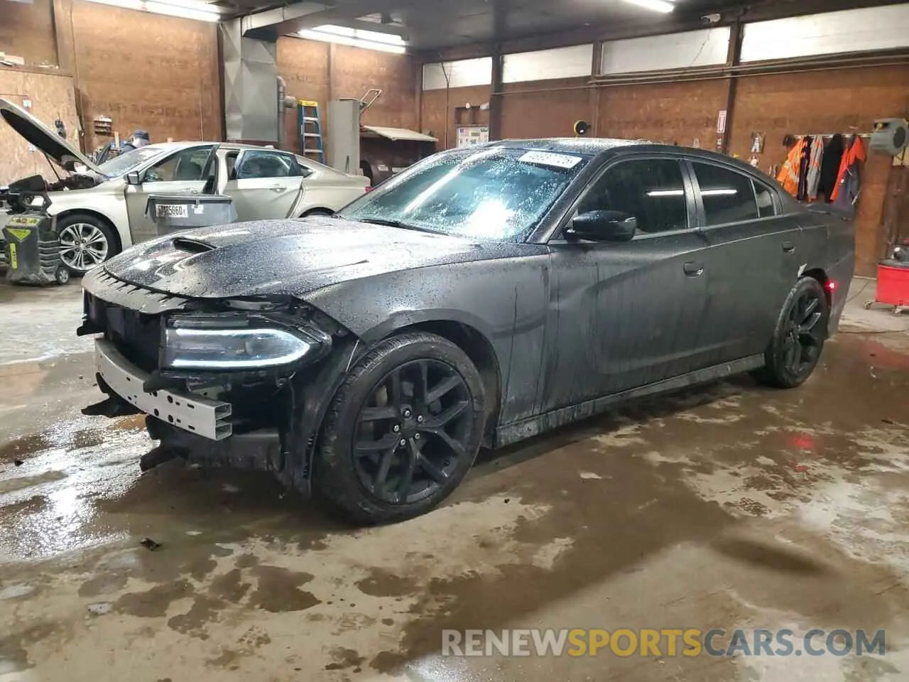 1 Photograph of a damaged car 2C3CDXCT7NH189754 DODGE CHARGER 2022