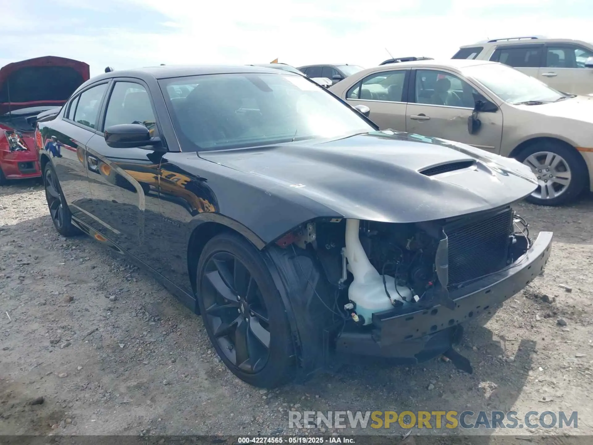 1 Photograph of a damaged car 2C3CDXCT7NH194873 DODGE CHARGER 2022