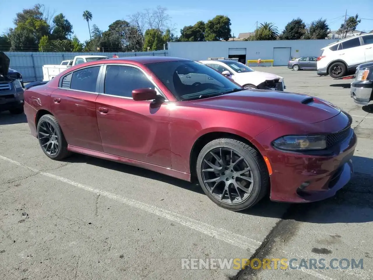 4 Photograph of a damaged car 2C3CDXCT7NH228536 DODGE CHARGER 2022