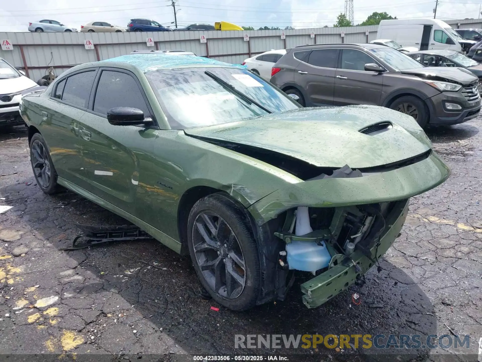1 Photograph of a damaged car 2C3CDXCT7NH236149 DODGE CHARGER 2022