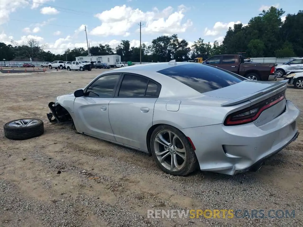 2 Photograph of a damaged car 2C3CDXCT7NH251234 DODGE CHARGER 2022