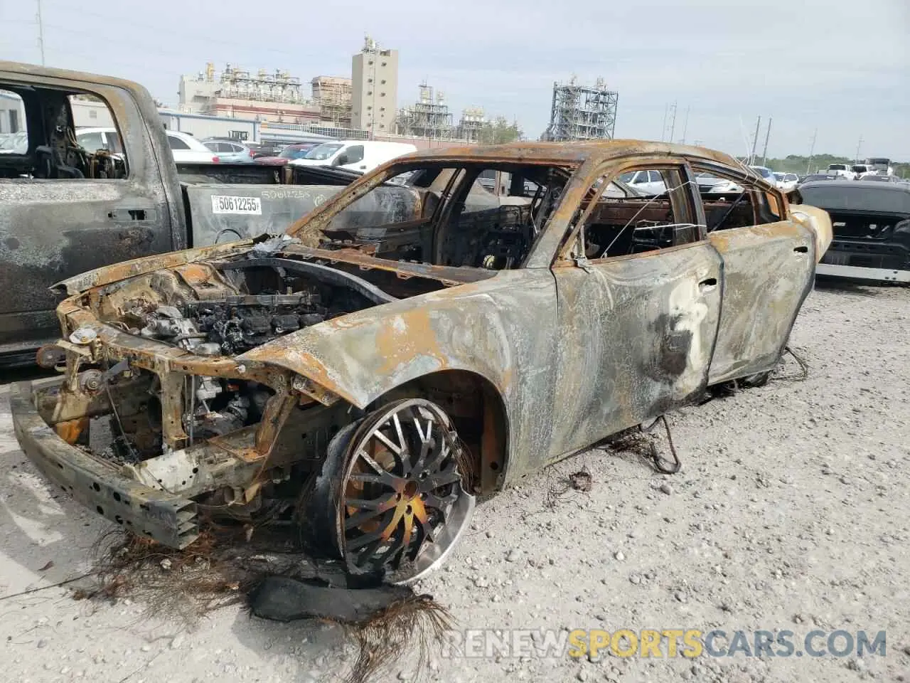 1 Photograph of a damaged car 2C3CDXCT8NH138697 DODGE CHARGER 2022