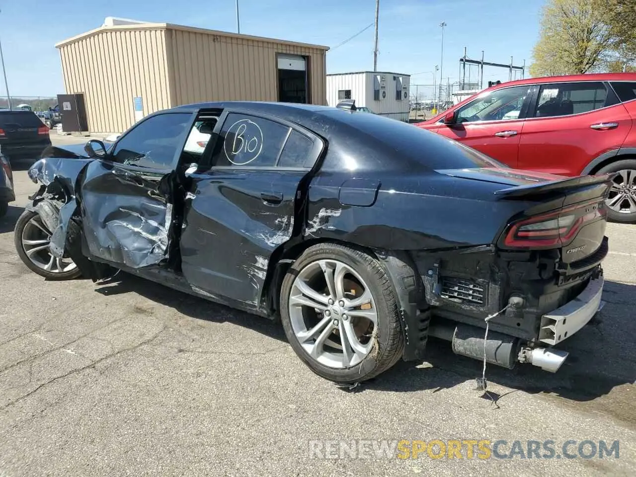 2 Photograph of a damaged car 2C3CDXCT8NH194896 DODGE CHARGER 2022