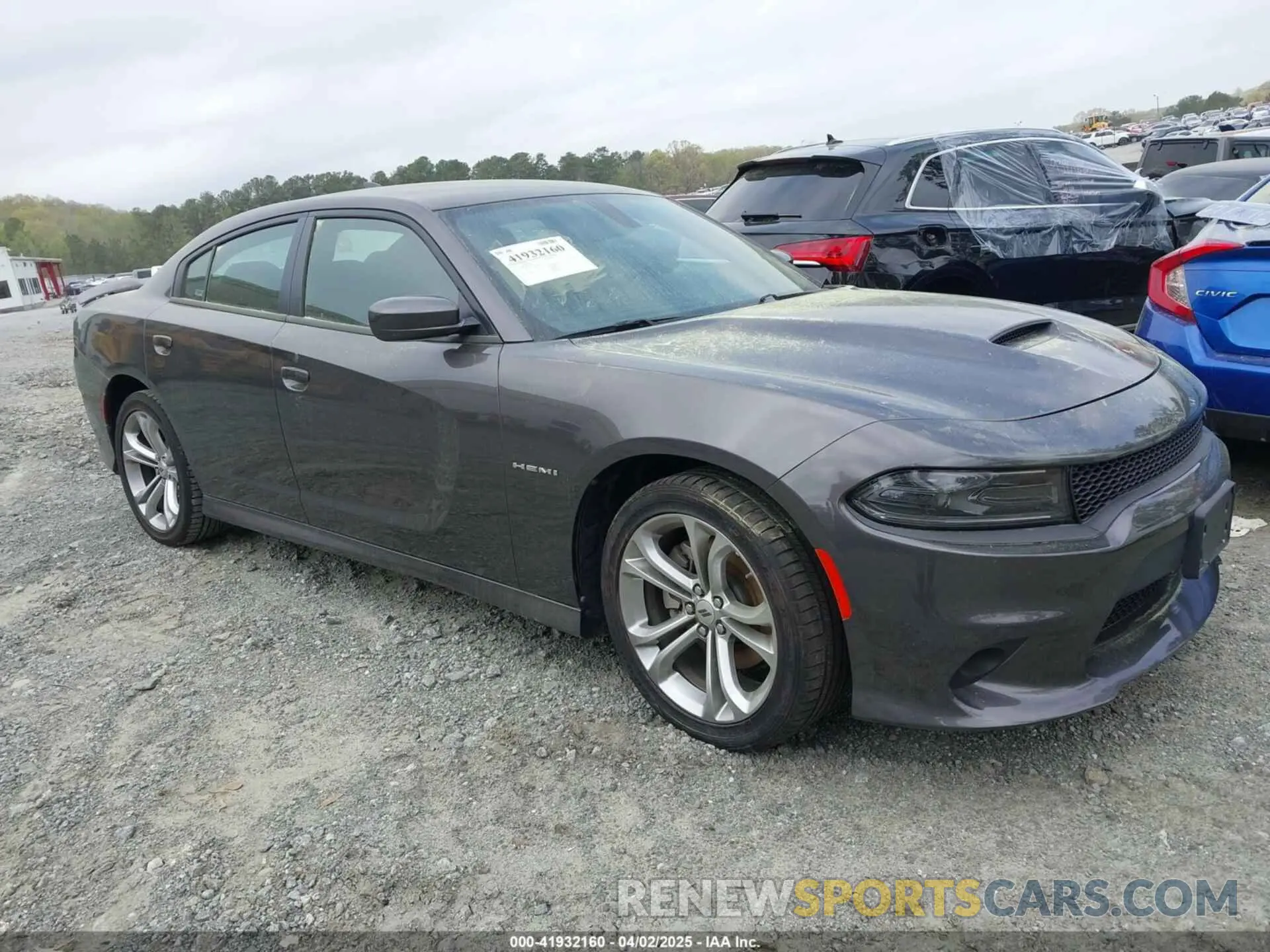 1 Photograph of a damaged car 2C3CDXCT8NH261335 DODGE CHARGER 2022