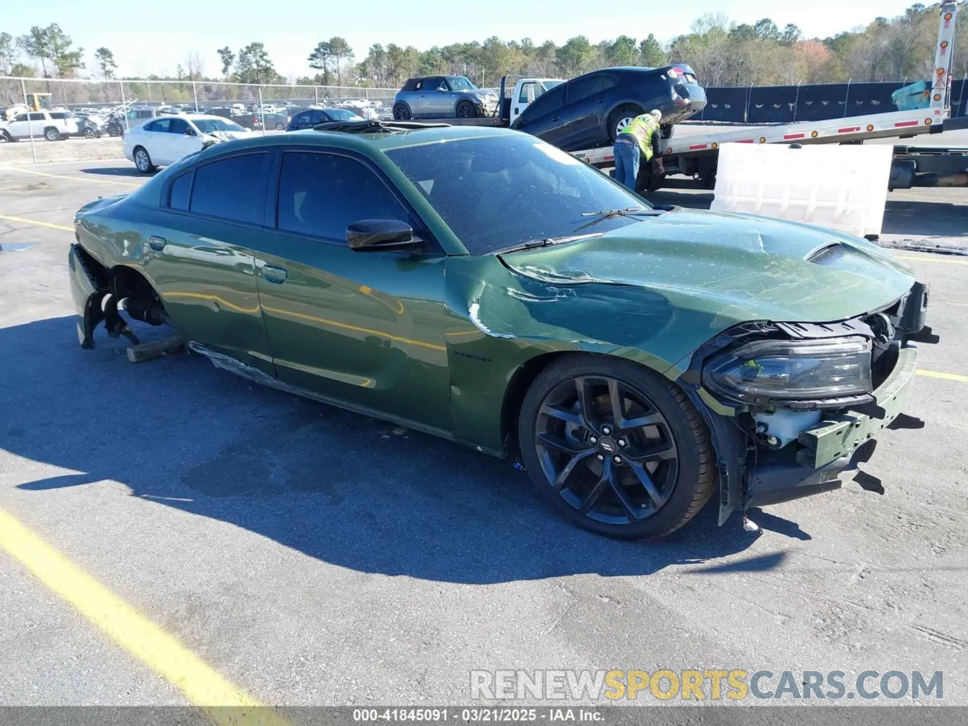 1 Photograph of a damaged car 2C3CDXCT9NH114490 DODGE CHARGER 2022