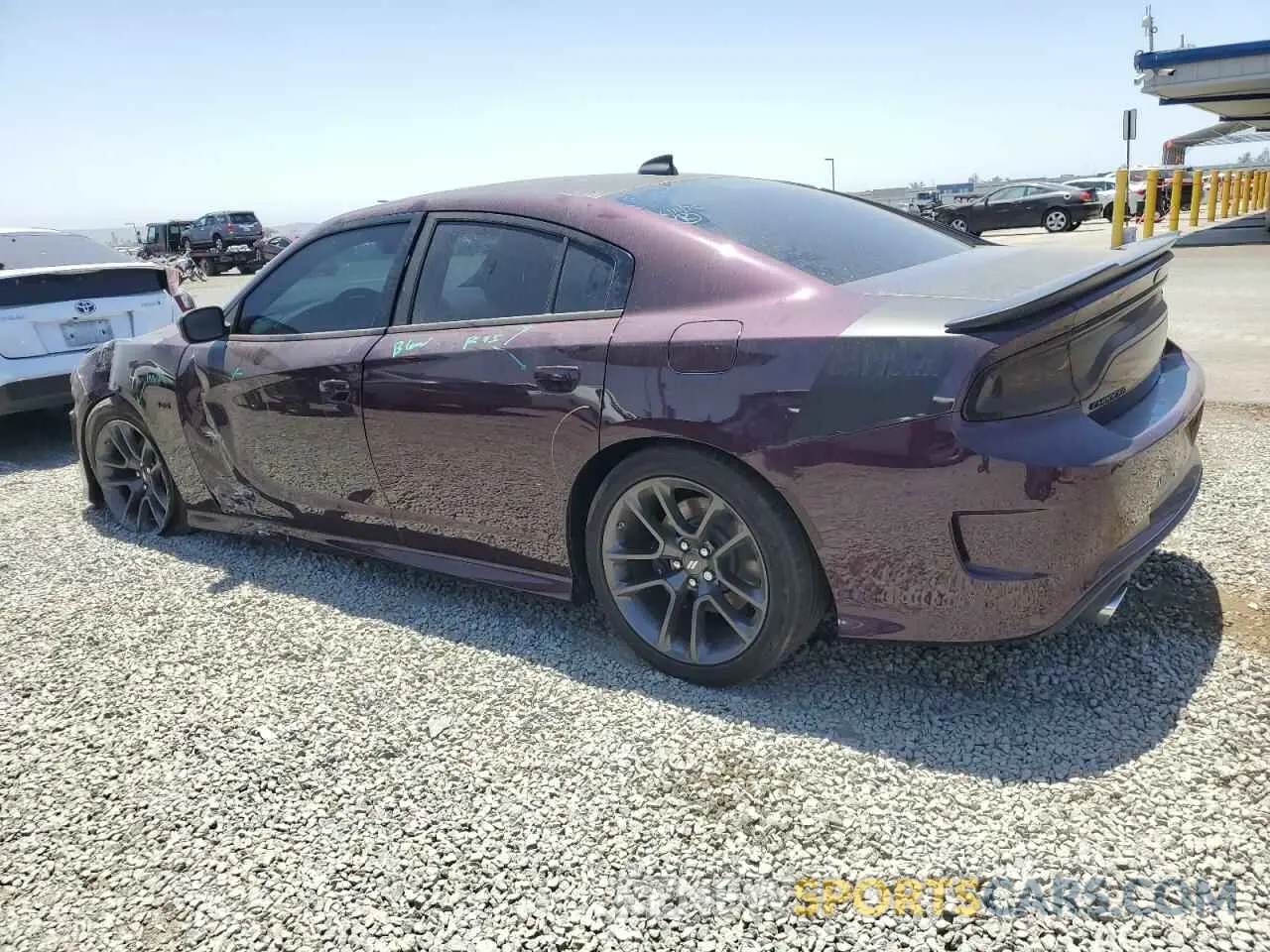 2 Photograph of a damaged car 2C3CDXCT9NH122234 DODGE CHARGER 2022