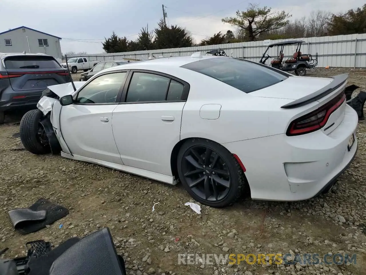 2 Photograph of a damaged car 2C3CDXCT9NH143326 DODGE CHARGER 2022