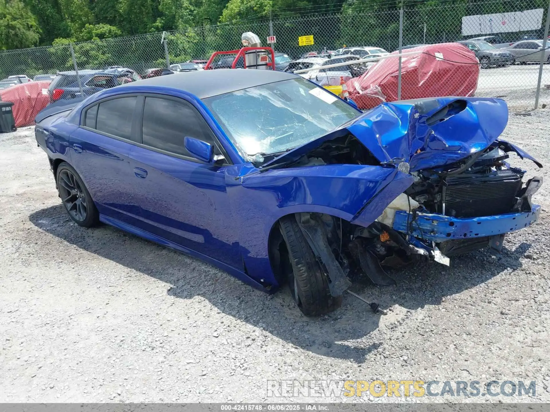 1 Photograph of a damaged car 2C3CDXCT9NH232197 DODGE CHARGER 2022