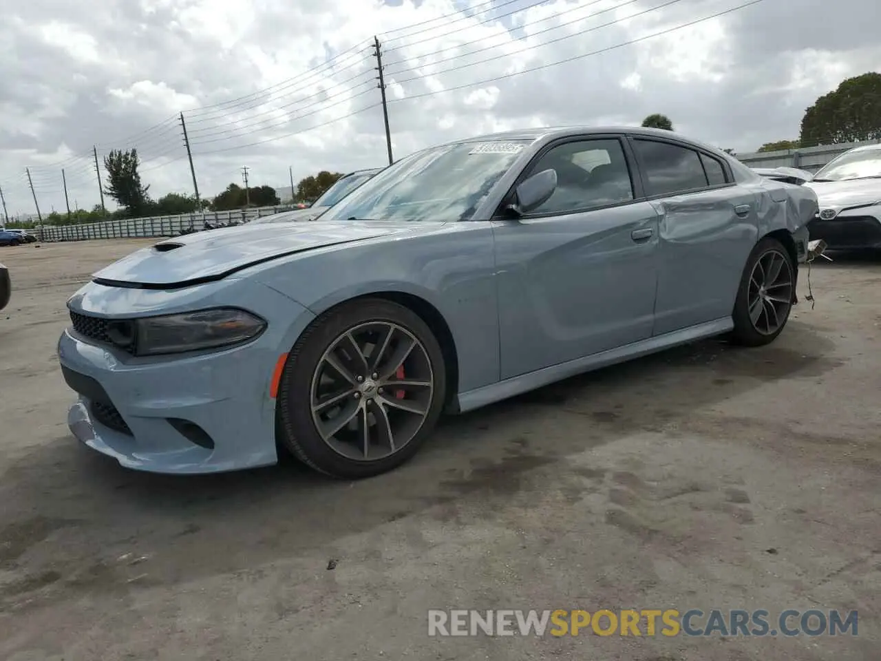 1 Photograph of a damaged car 2C3CDXCTXNH112277 DODGE CHARGER 2022