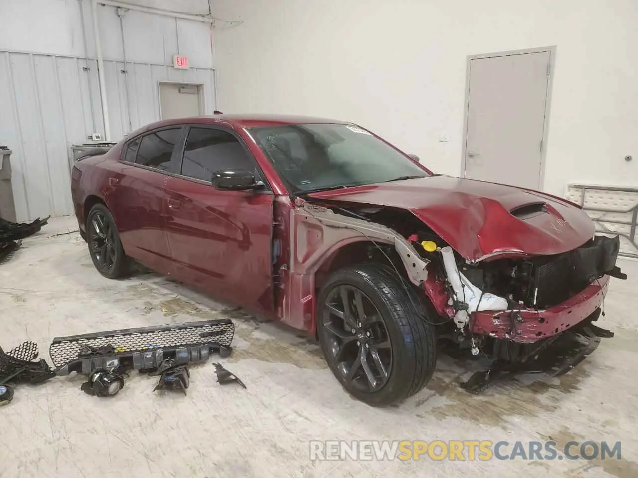 4 Photograph of a damaged car 2C3CDXCTXNH130388 DODGE CHARGER 2022