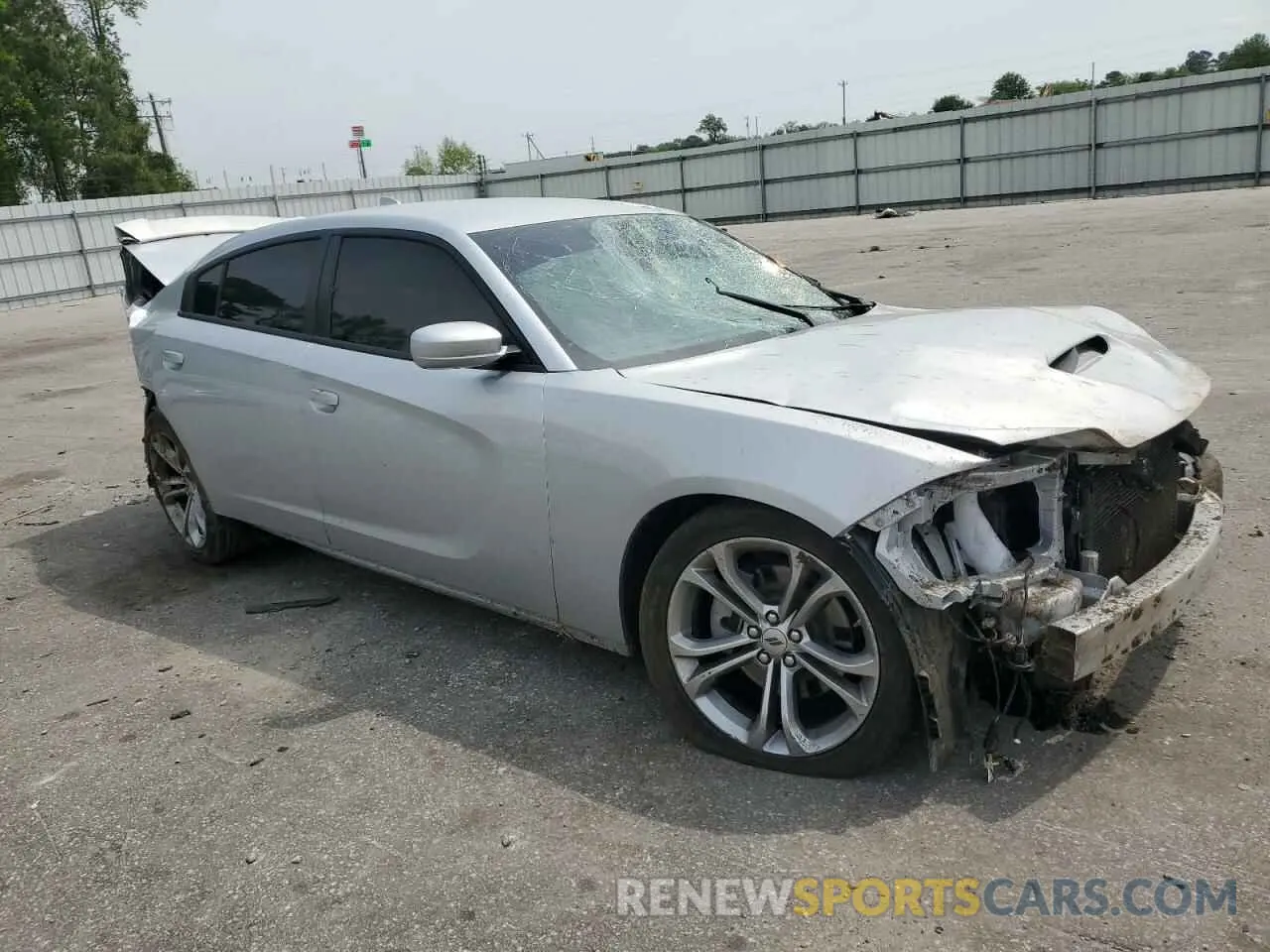 4 Photograph of a damaged car 2C3CDXCTXNH152553 DODGE CHARGER 2022