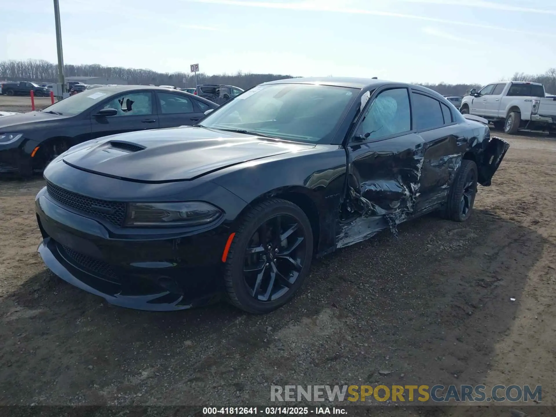 2 Photograph of a damaged car 2C3CDXCTXNH170292 DODGE CHARGER 2022