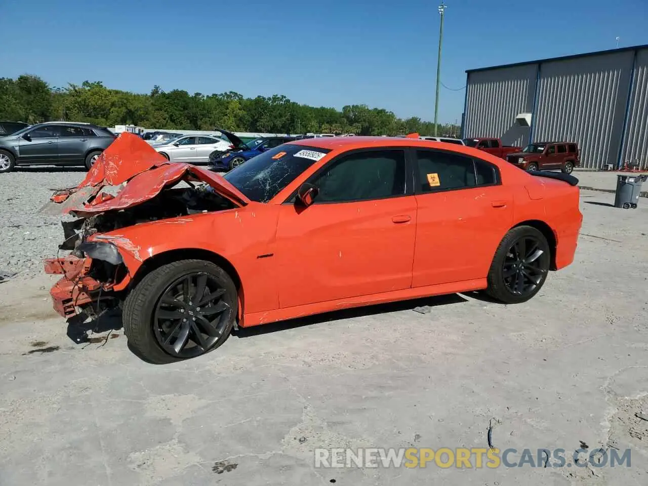 1 Photograph of a damaged car 2C3CDXCTXNH176240 DODGE CHARGER 2022