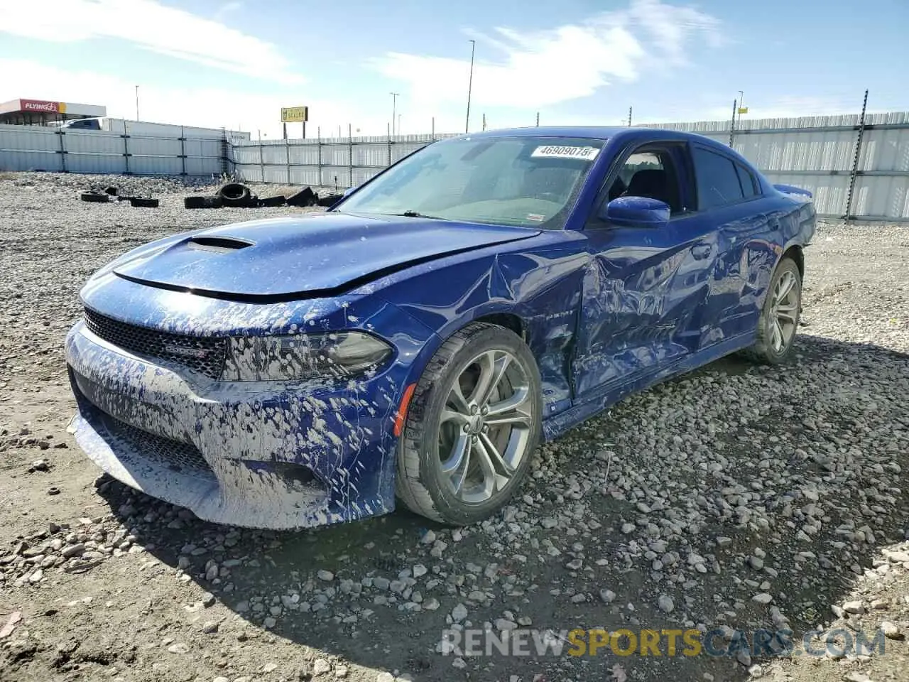 1 Photograph of a damaged car 2C3CDXCTXNH197959 DODGE CHARGER 2022