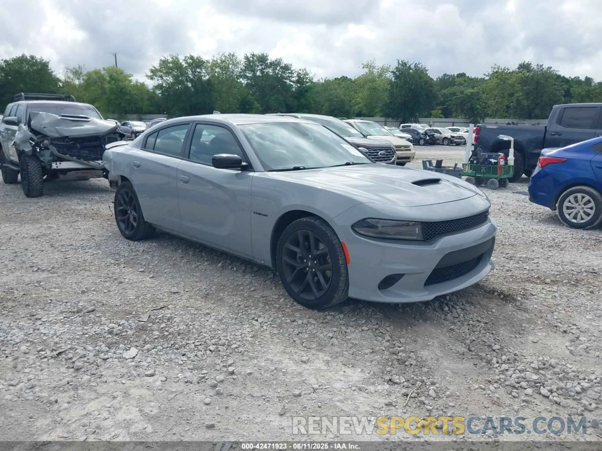1 Photograph of a damaged car 2C3CDXCTXNH240387 DODGE CHARGER 2022