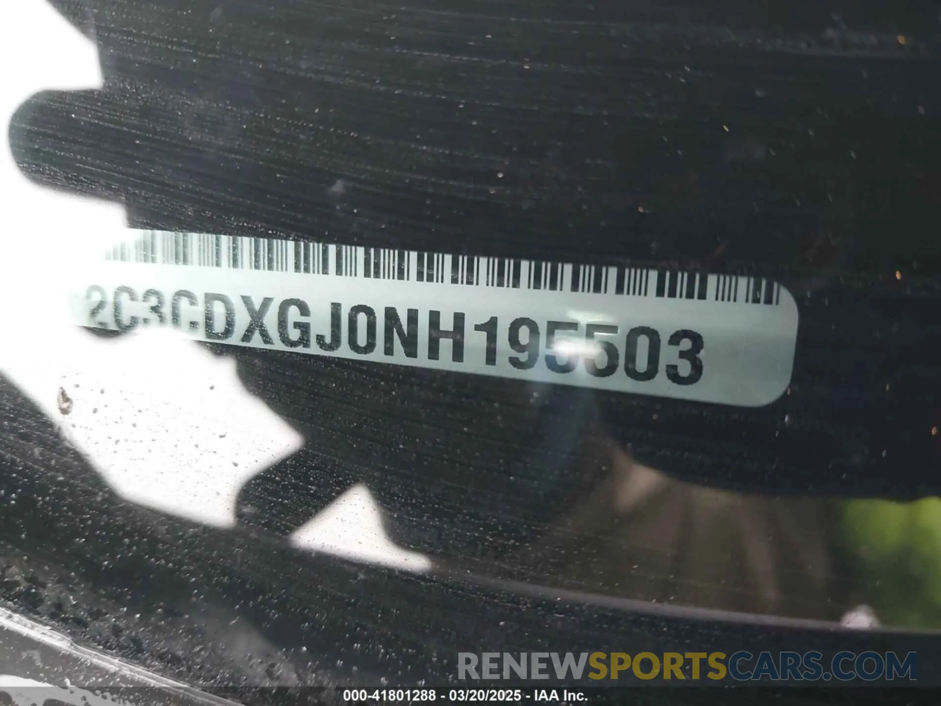 17 Photograph of a damaged car 2C3CDXGJ0NH195503 DODGE CHARGER 2022