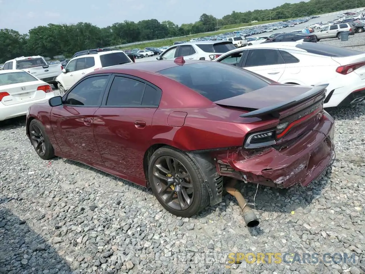 2 Photograph of a damaged car 2C3CDXGJ0NH259619 DODGE CHARGER 2022