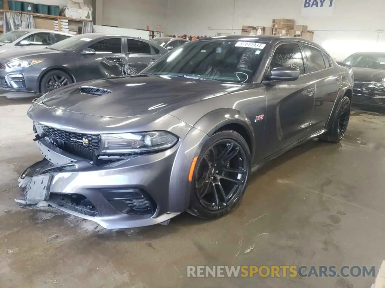 1 Photograph of a damaged car 2C3CDXGJ2NH147582 DODGE CHARGER 2022
