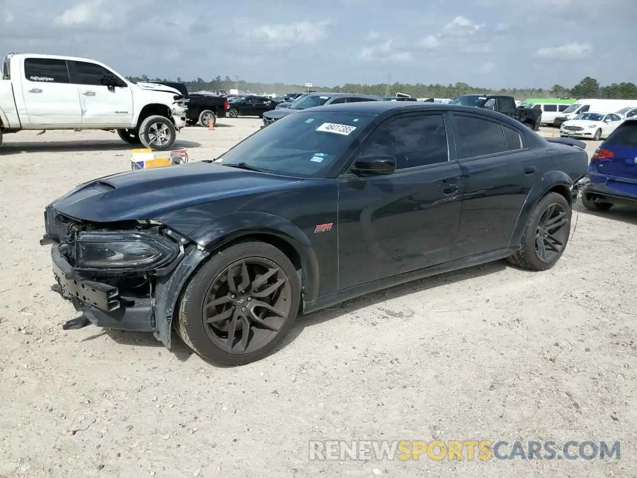 1 Photograph of a damaged car 2C3CDXGJ2NH163474 DODGE CHARGER 2022