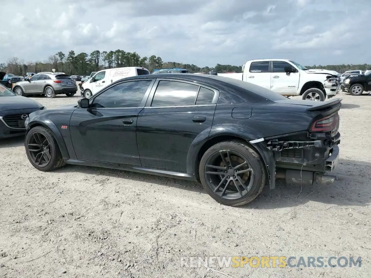 2 Photograph of a damaged car 2C3CDXGJ2NH163474 DODGE CHARGER 2022