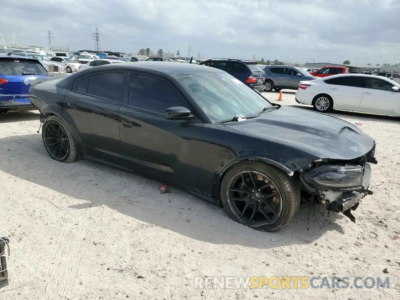 4 Photograph of a damaged car 2C3CDXGJ2NH163474 DODGE CHARGER 2022