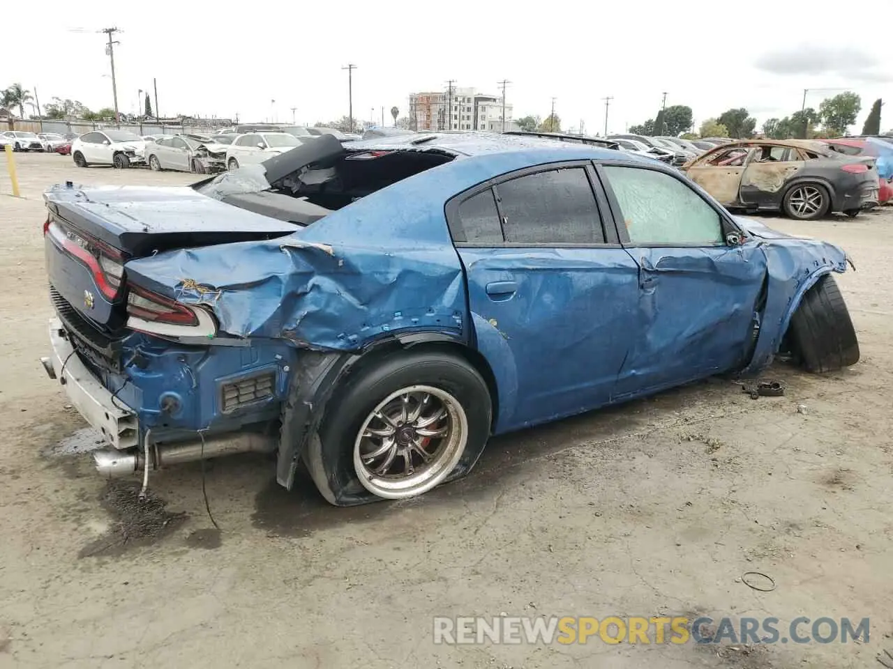 3 Photograph of a damaged car 2C3CDXGJ3NH191414 DODGE CHARGER 2022