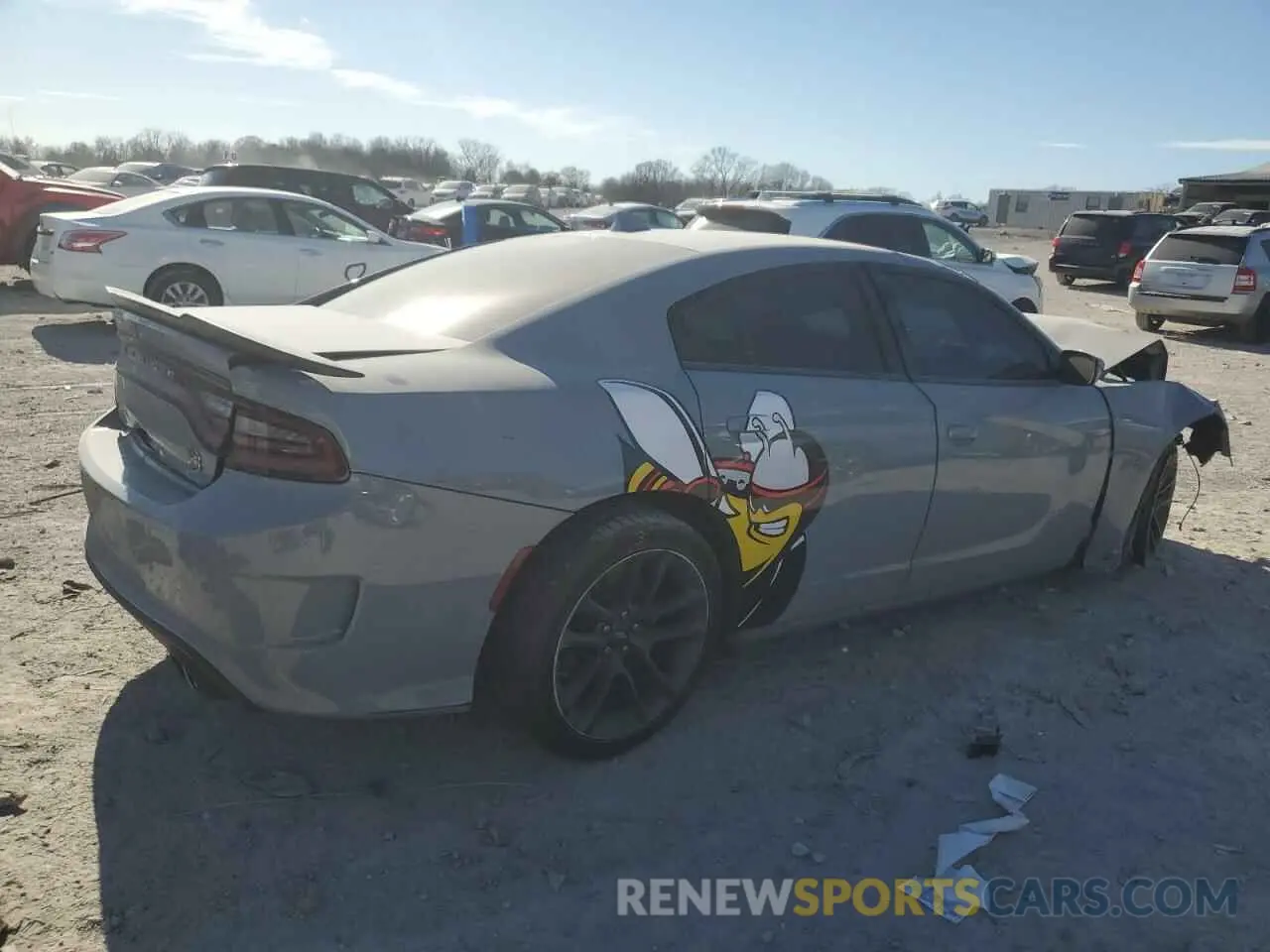 3 Photograph of a damaged car 2C3CDXGJ5NH161802 DODGE CHARGER 2022