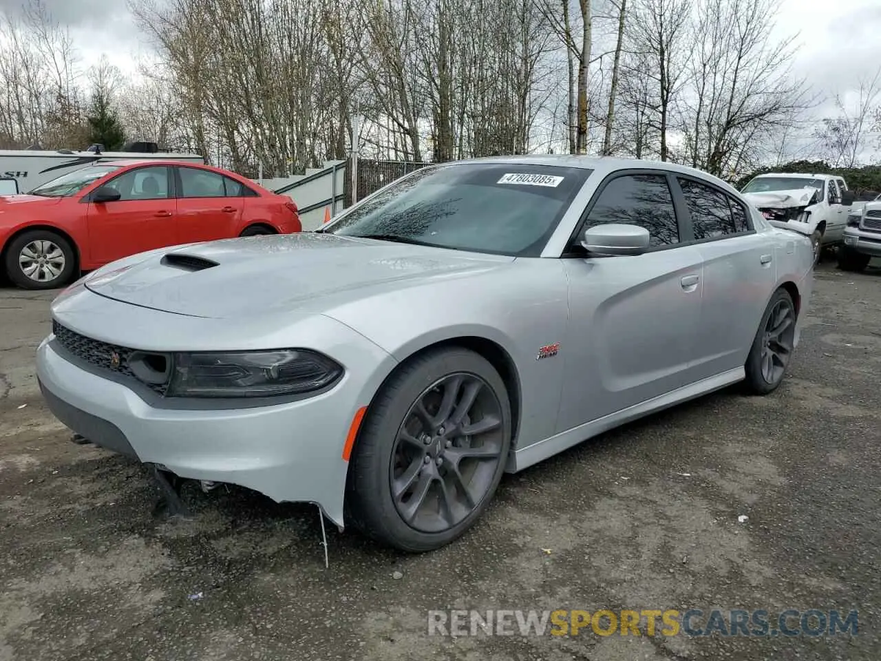 1 Photograph of a damaged car 2C3CDXGJ5NH193293 DODGE CHARGER 2022