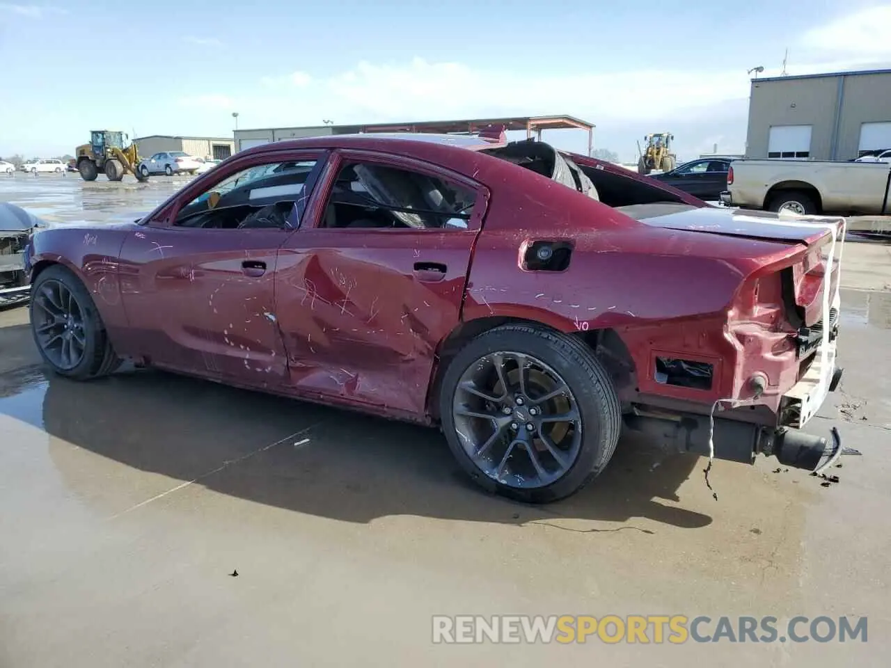 2 Photograph of a damaged car 2C3CDXGJ6NH228441 DODGE CHARGER 2022
